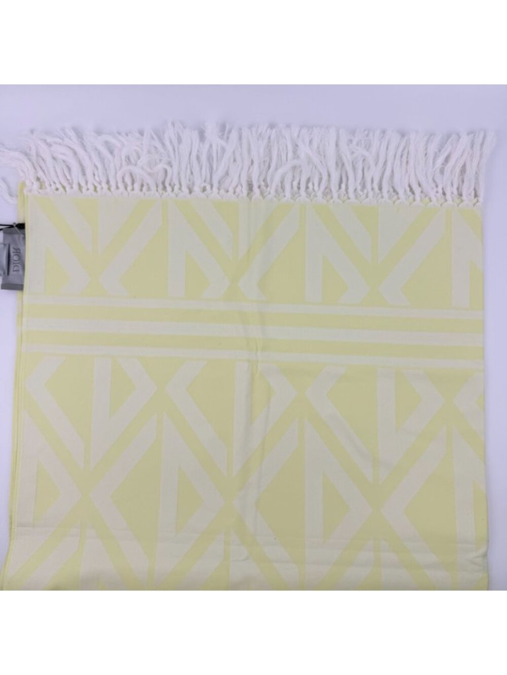 Dior Yellow Cotton Vintage Scarf - Picture 9 of 12